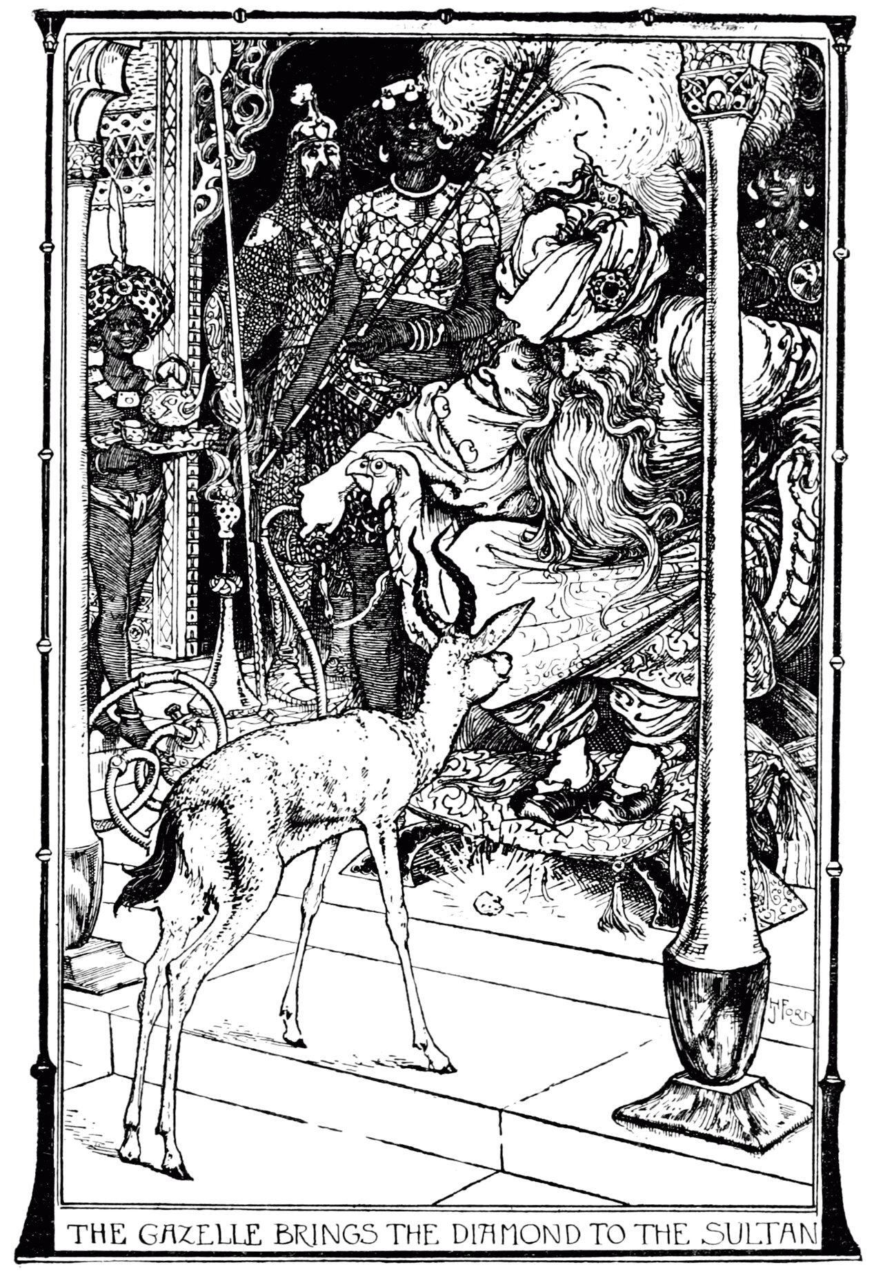 Undescribed: the plate the transcription carries as The Violet Fairy Book - Facing page 130.png. An image pass replaces this by looking at the picture.