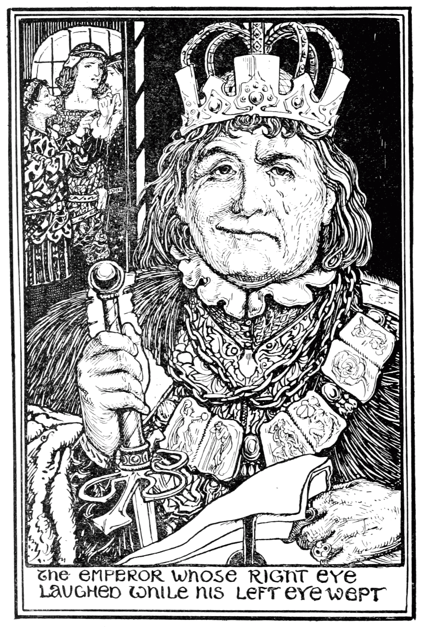 Undescribed: the plate the transcription carries as The Violet Fairy Book - Page 166.png. An image pass replaces this by looking at the picture.