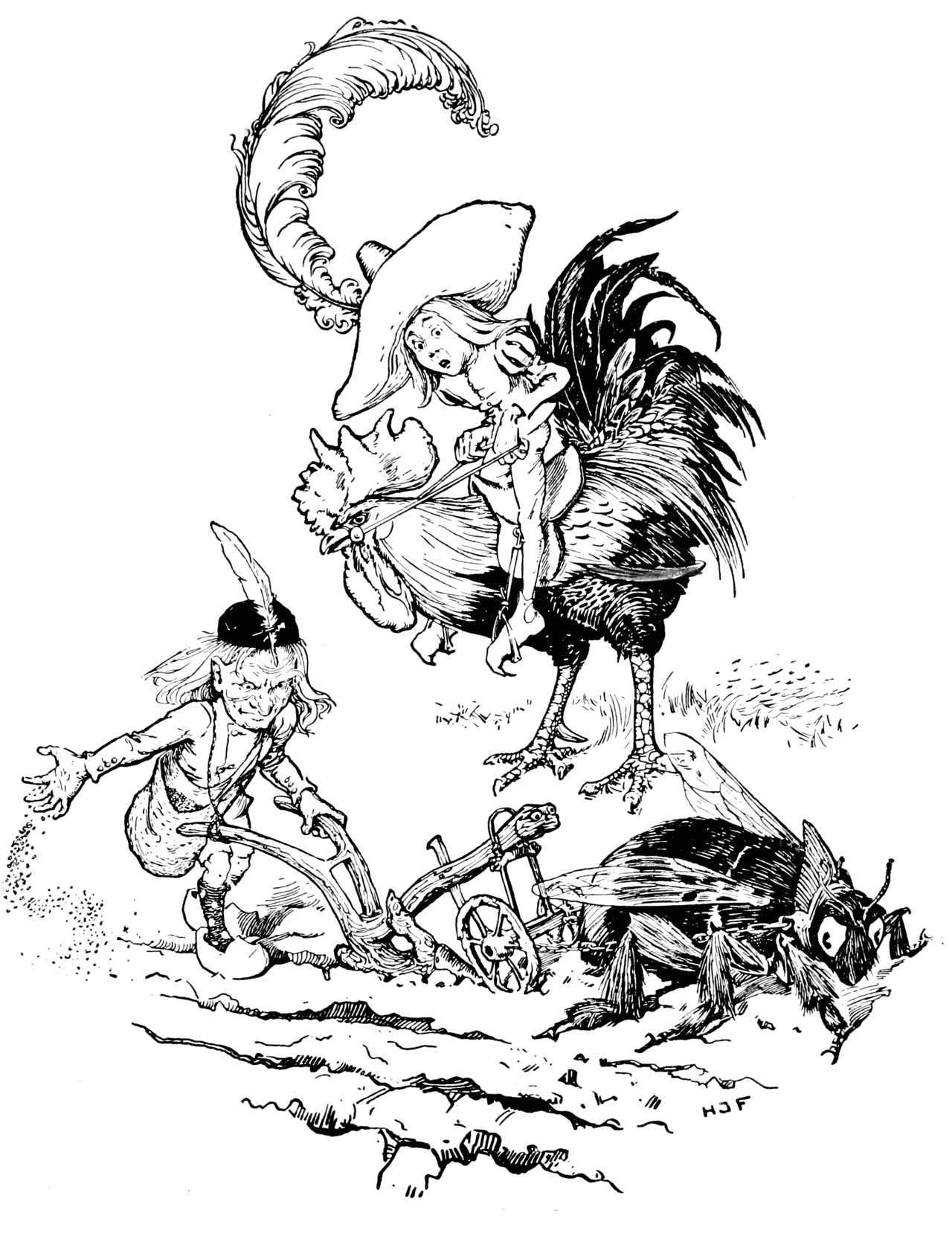 Undescribed: the plate the transcription carries as The Violet Fairy Book - Page 19.png. An image pass replaces this by looking at the picture.