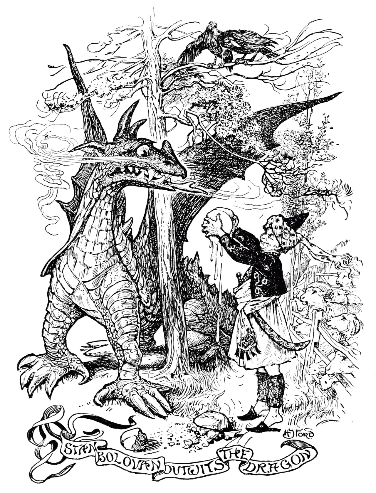 Undescribed: the plate the transcription carries as The Violet Fairy Book - Page 116.png. An image pass replaces this by looking at the picture.