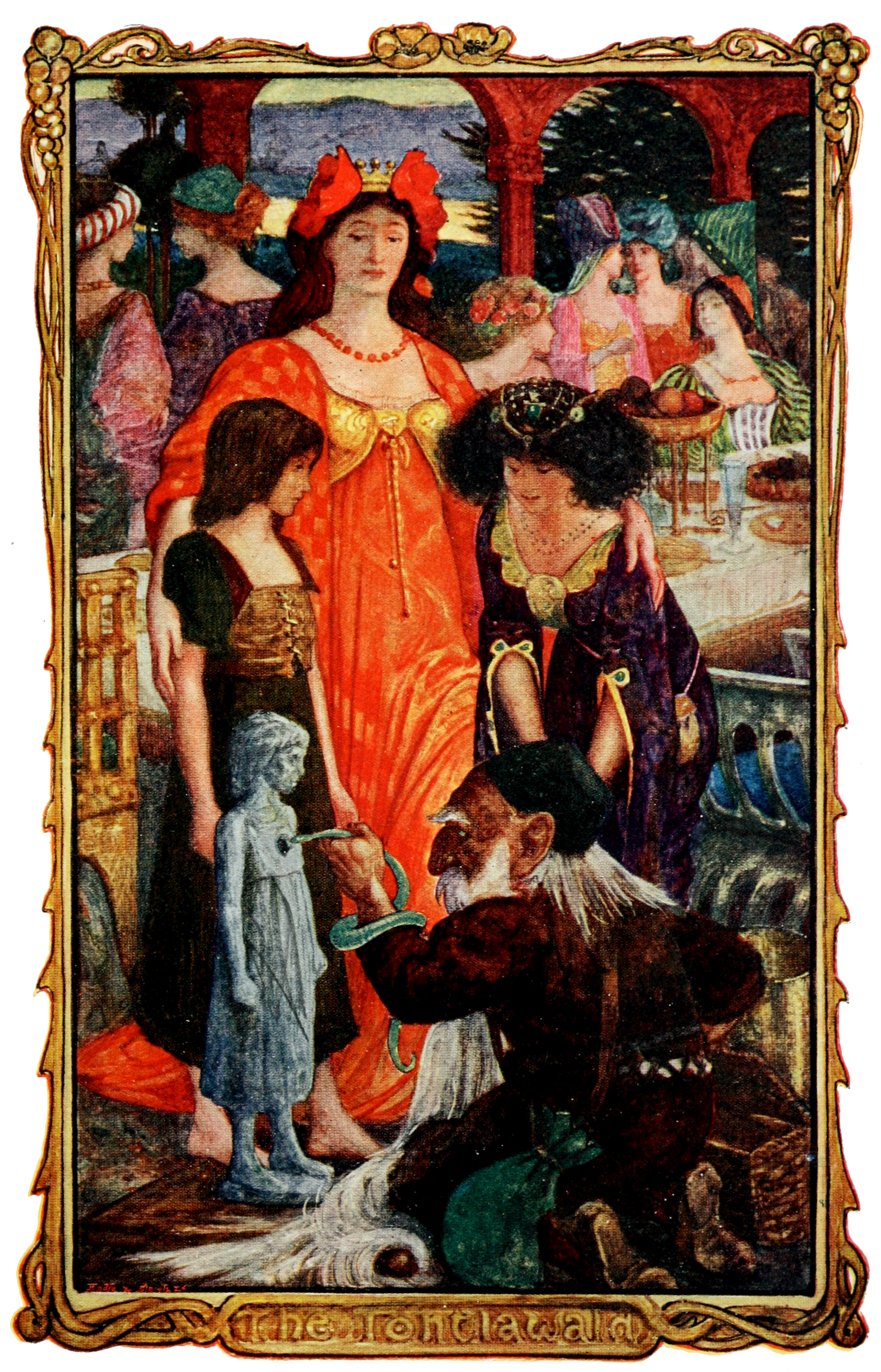 Undescribed: the plate the transcription carries as The Violet Fairy Book - Facing page 8.png. An image pass replaces this by looking at the picture.
