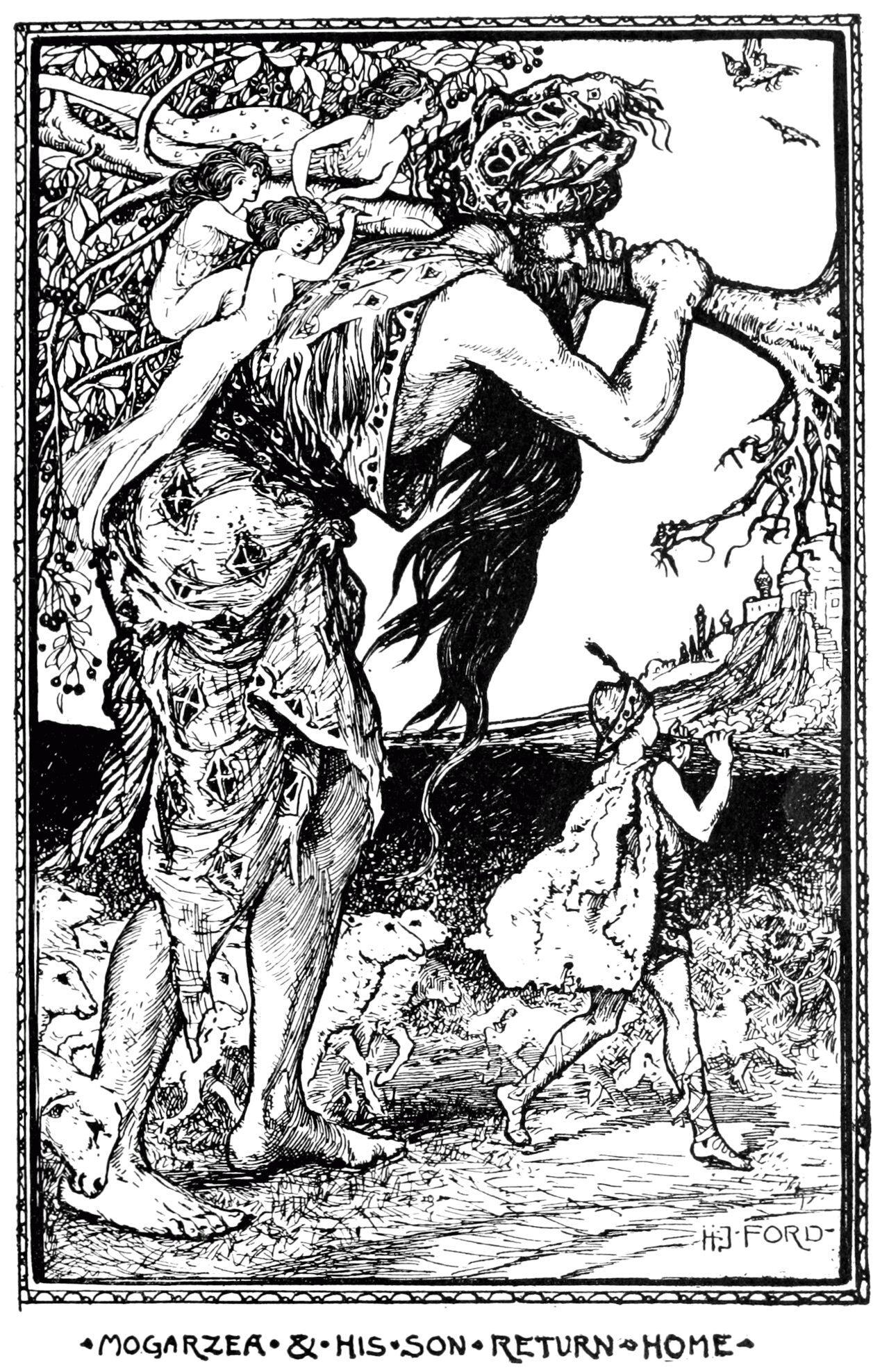 Undescribed: the plate the transcription carries as The Violet Fairy Book - Facing page 384.png. An image pass replaces this by looking at the picture.