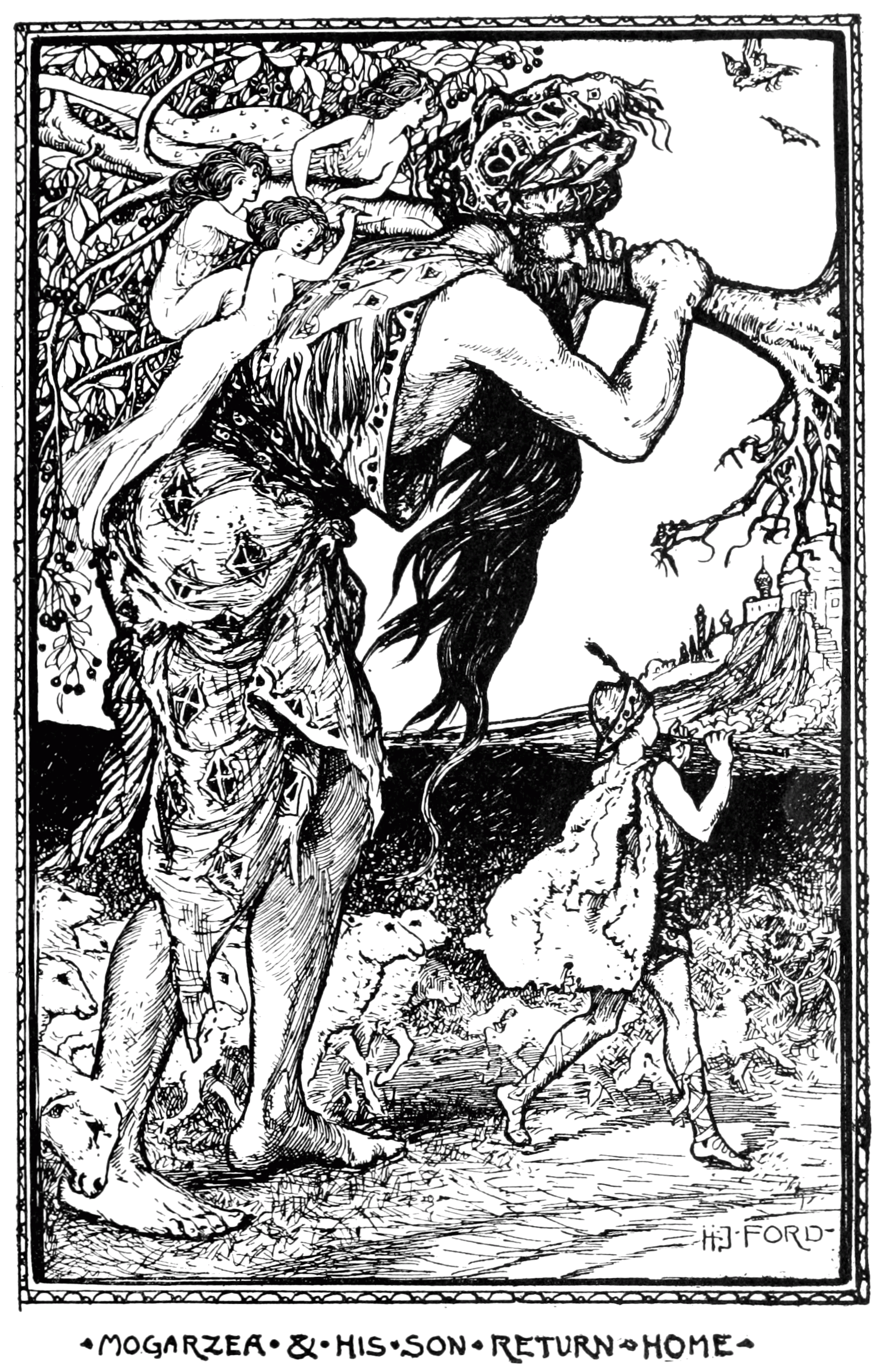 Undescribed: the plate the transcription carries as The Violet Fairy Book - Facing page 384.png. An image pass replaces this by looking at the picture.