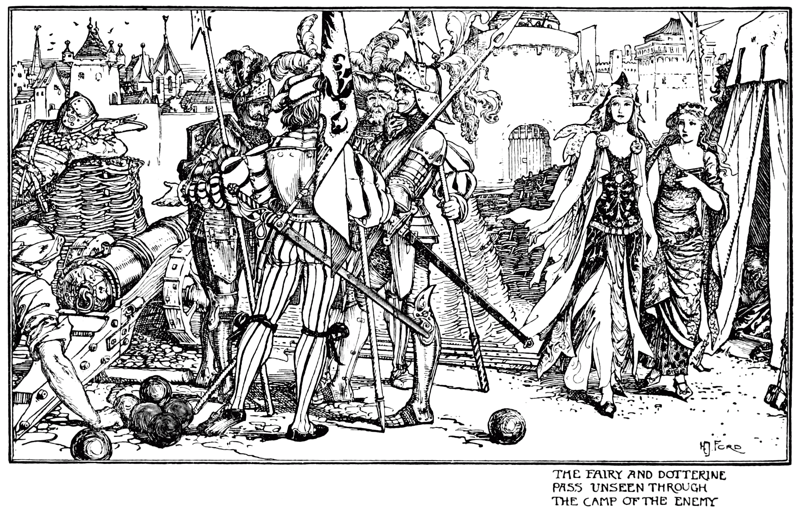 Undescribed: the plate the transcription carries as The Violet Fairy Book - Facing page 104.png. An image pass replaces this by looking at the picture.