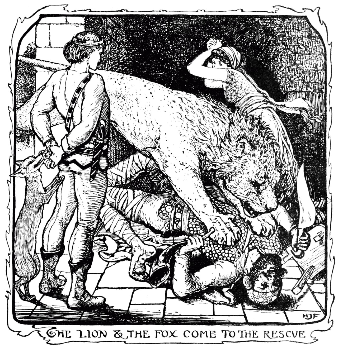 Undescribed: the plate the transcription carries as The Violet Fairy Book - Page 43.png. An image pass replaces this by looking at the picture.