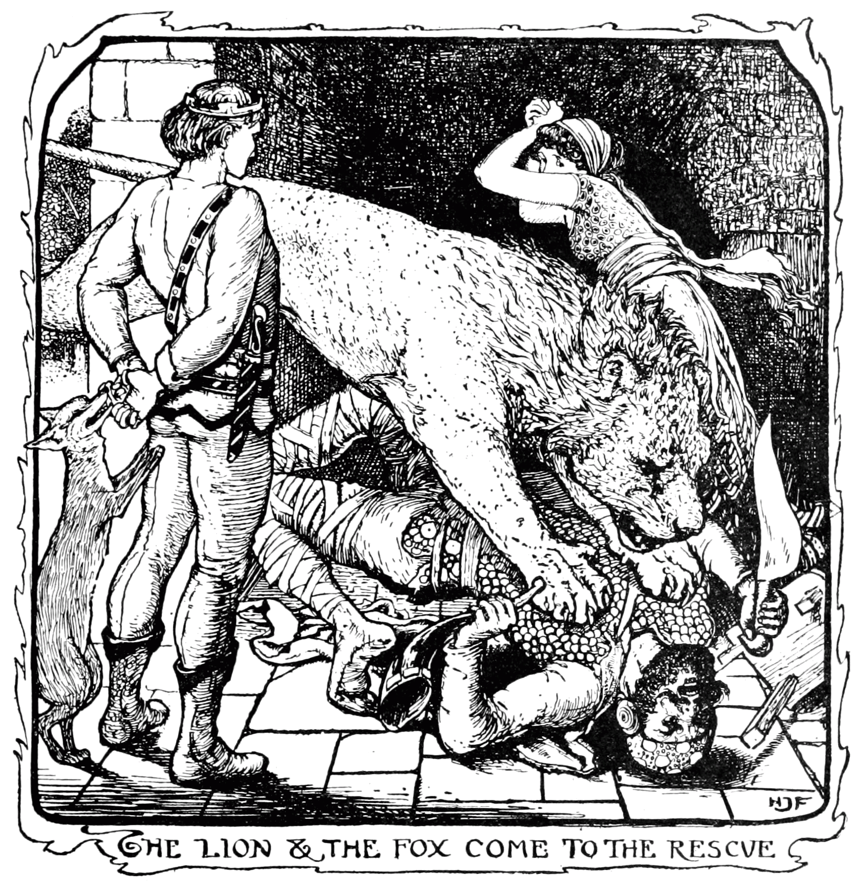 Undescribed: the plate the transcription carries as The Violet Fairy Book - Page 43.png. An image pass replaces this by looking at the picture.